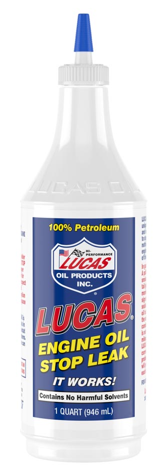 Lucas Engine Oil Stop Leak - Engine Oil Additive - 1 Quart (946 mL)