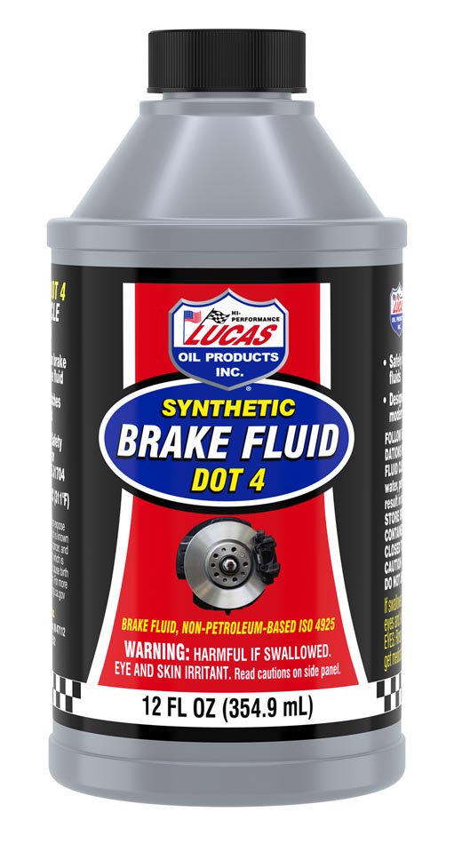 Lucas Synthetic Brake Fluid Dot 4 - 12 oz (354.9 mL)