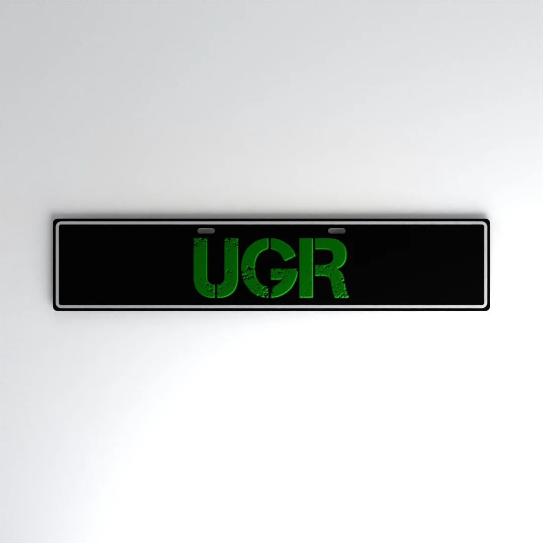 UGR Performance Old Logo License Plate Cover
