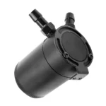 Universal Compact Baffled Oil Catch Can – 2-Port Aluminum Reservoir