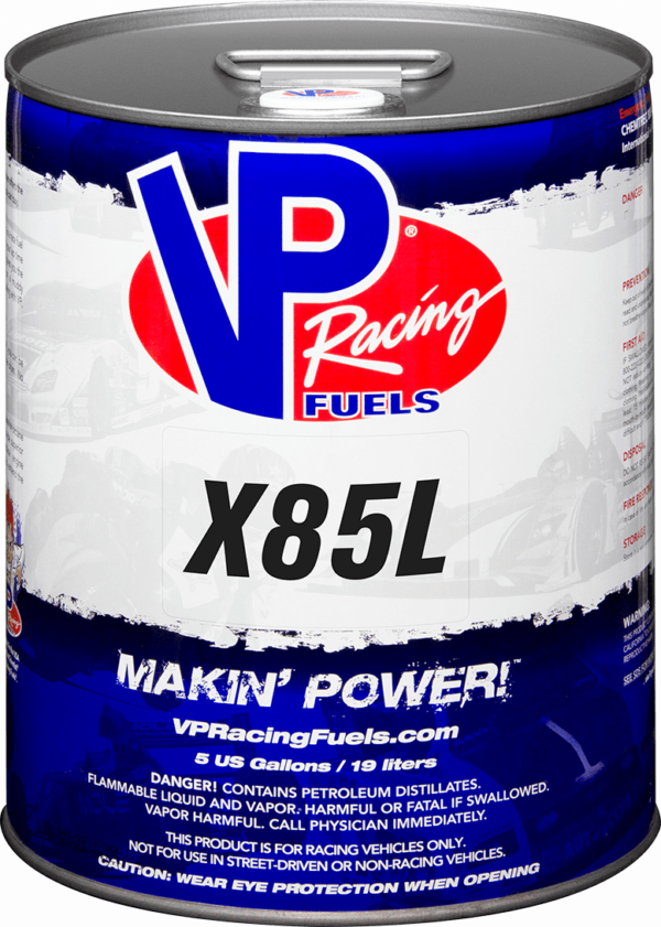 VP Racing Fuels – X85L – 5 Gal. Race Fuel