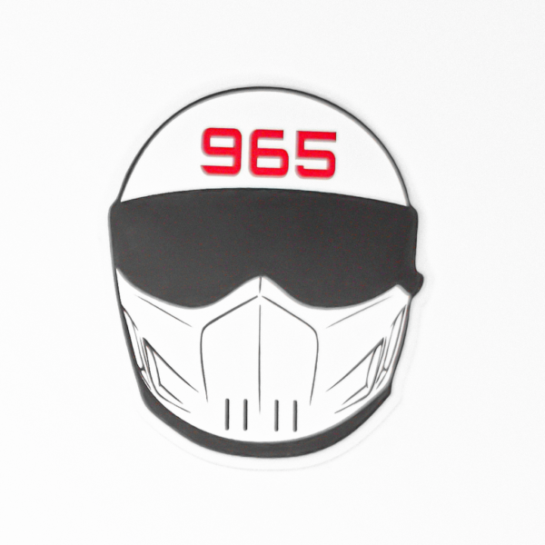 965 Helmet Sticker