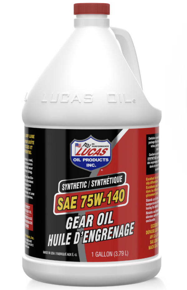 Lucas Gear Oil Pure Synthetic 75W140 1 Gallon