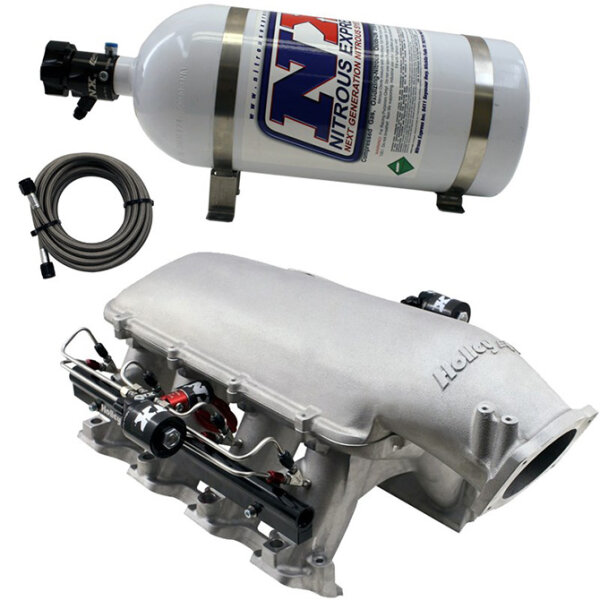 NX intake024 Holley High Ram LS7 102mm lntake with shark direct port & fuel rails