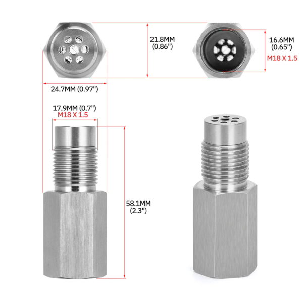 O2 Sensor Spacer Kit (2 pc)