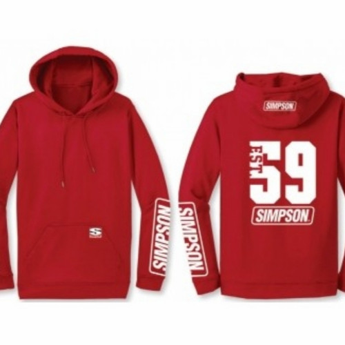 Simpson 59 Hoodie Red